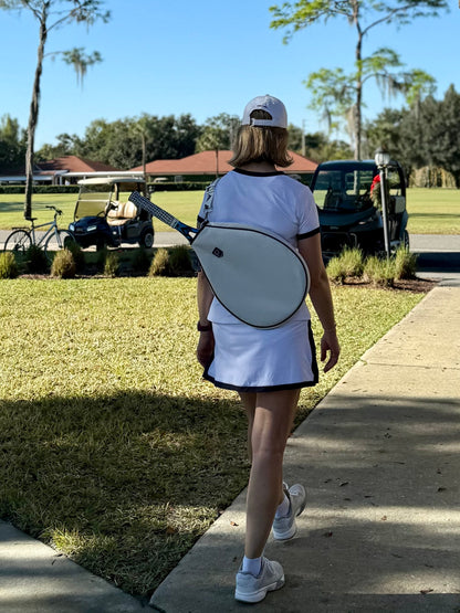 burgee tennis racket cover & strap